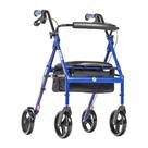 Rollator Walker Drive Medical Hugo Elite com assento azul