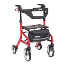 Rollator Walker Drive Medical Nitro Sprint com assento vermelho