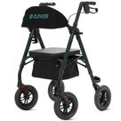 Rollator Walker ELENKER All-Terrain 10” Wheels Green Seniors