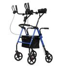 Rollator Walker ELENKER vertical com assento e encosto azul