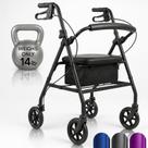 Rollator Walker Vive ultraleve com assento de 6 rodas Rollator Walker Vive ultraleve com assento de 6 rodas