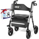 Rollator Walker VOCIC Z21 com capacidade de assento de 160 kg