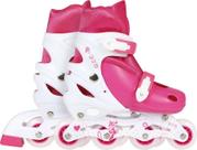 Roller Infantil Rosa Tamanho M 34-37 Mor