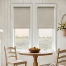 Roller Shades TWODRAPES Blackout Blinds French Door Bege