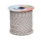Rolo 240m Corda Pet Trançada 8mm Branca/Colorida - Resistente a Ruptura e Intempéries