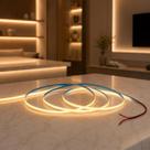 Rolo 5 Metros Fita LED Cob Ultra Fina 5mm 400 Ledsm 12v Luz Decorativa 3000K Branco Quente 4000k Branco Neutro Casa Sala Cozinha Hall Uso Interno Rolo 5 Metros Fita LED Cob Ultra Fina 5mm 400 Ledsm 12v Luz Decorativa 3000K Branco Quente 4000k Branco Neutro Casa Sala Cozinha Hall Uso Interno