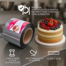 Rolo Acetato 10 Cm X 50 M P/ Bolos E Confeitaria Tira Pet