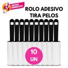 Rolo Adesivo Tira Pêlos Com 20 Folhas Adesiva Rolinho Remove Fiapos Roupa Sofá Tecidos