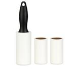 Rolo Adesivo Tira Pelos Pet Poeira Fiapos Bolinhas Roupa Sofa Estofado 30 folhas 2 Refis