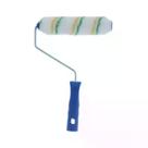 Rolo Anti Respingo 9cm em Lã Branco com Listras - Tigre