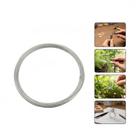 Rolo Arame Galvanizado Fio Cerca Liso Fino 1kg 325m Zincado Bijuteria Artesanato Casa Flexivel