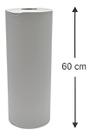 Rolo bobina papel strong reciclado para aviários 70g 60cm