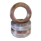 Rolo Cabo Fio Bicolor 2x10 4,0mm 300v Cristal 100m Para Som
