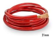 Rolo Cabo Technoise Nacional 21.00mm - (5 Metros Vermelho)