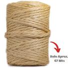 Rolo Corda De Sisal Natural 6mm 50 Mts Arranhador E Artesanato Em Geral Rolo Corda De Sisal Natural 6mm 50 Mts Arranhador E Artesanato Em Geral