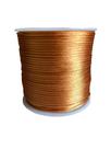 Rolo Cordão Fio De Cetim Seda Rabo De Rato 1mm 50m
