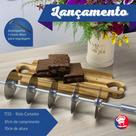 Rolo Cortador Ajustável 61x10cm Bolo Brownie Pão de mel Caparroz