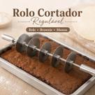Rolo Cortador Ajustável 61x10cm Bolo Brownie Pão de mel Caparroz Rolo Cortador Ajustável 61x10cm Bolo Brownie Pão de mel Caparroz