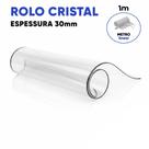 Rolo Cristal PVC Transparente Diversas Espessuras Flexível, Impermeável e Resistente