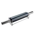 Rolo Culinário de Aço Inox para Massas Pães Bolos e Tortas Cromus Allonsy Com Suporte 6x47x6 1un