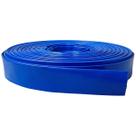 Rolo de 10 Metros de Mangueira Flat Azul Achatada 1.1/4 Polegadas Irrigação Borrachas Londrina