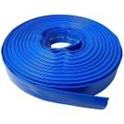 Rolo de 100 Metros de Mangueira Flat Azul Achatada 1.1/4 Polegadas Irrigação Borrachas Londrina