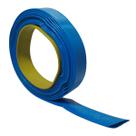 Rolo de 5 Metros de Mangueira Flat Azul Achatada 3/4 de Polegada Irrigação Borrachas Londrina