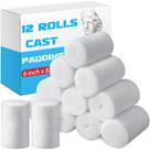 Rolo de acolchoamento fundido Nuanchu 15 cm x 2,7 m de algodão macio 12 rolos
