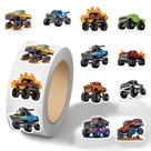 Rolo de Adesivos Nyxxoery 500 Peças Monster Truck Impermeável
