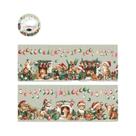 Rolo De Adesivos PET De 65mm X 2m Para O Natal, DIY, Scrapbook, Diário, Estética, Papelaria, Fita