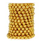 Rolo de cordas Garland Cadikez Gold Pearl Beads 10 mm e 10 m Rolo de cordas Garland Cadikez Gold Pearl Beads 10 mm e 10 m