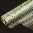 Rolo de embalagem de celofane CMFYHM 86 cm x 36,5 m de bolinhas verdes