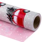 Rolo de embrulho de presente RUSPEPA reversível de Natal 44 cm x 10 m Rolo de embrulho de presente RUSPEPA reversível de Natal 44 cm x 10 m