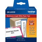 Rolo de etiquetas de papel contínuo Brother DK-2205 2,4 x 30m Rolo de etiquetas de papel contínuo Brother DK-2205 2,4 x 30m
