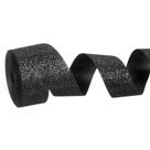 Rolo de fita brilhante PATIKIL Metálico 25 mm x 9 m preto