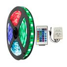 Rolo De Fita Led Rgb Com 5mts 60leds Por Metro Luzes Coloridas 12v Ip20 Rolo De Fita Led Rgb Com 5mts 60leds Por Metro Luzes Coloridas 12v Ip20