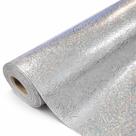 Rolo de Forro Gavetas Armário Fogão Parede Adesivo Impermeável Alumínio 5mx40cm Cor Prata Premium