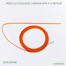 rolo de friso laranja universal filete Flexivel autocolante 6mm X10 Metros