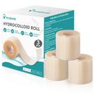 Rolo de hidrocolóide para tratamento de feridas YHOVID 2 polegadas x 12 pés x 3 rolos