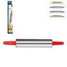 Rolo de Massa Inox com Pegador Plast 38Cm - Art house Rolo de Massa Inox com Pegador Plast 38Cm - Art house