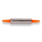 Rolo De Massa Inox Com Pegador Plástico Rolo De Massa Inox Com Pegador Plástico