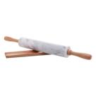 Rolo de Massa Lyor Marin de Mármore e Bambu 44,5 x 6,5cm
