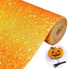 Rolo de material sintético Greatdiy, gradiente amarelo-laranja, 30x130cm