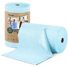 Rolo de pano de limpeza de microfibra SOOWASH 75, pacote 30x30cm, azul