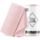 Rolo de pano de limpeza Fantasticlean Microfiber, pacote com 40 unidades, rosa