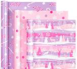 Rolo de papel de embrulho de Natal WRAPAHOLIC Mini 3 Rolls