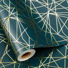 Rolo de papel de embrulho Homeral Blue 43x10 m 3D Metallic Rolo de papel de embrulho Homeral Blue 43x10 m 3D Metallic