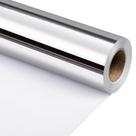 Rolo de papel de embrulho Merture Jumbo Metallic Silver 7.6m²