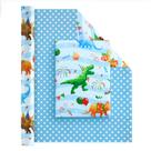 Rolo de papel de embrulho WERNNSAI Dinosaur Reversível 5m x 50cm