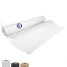 Rolo de papel Kraft branco, embalagem IDL, 24 cm x 1200 cm, 50 libras